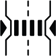 curb extension graphic icon