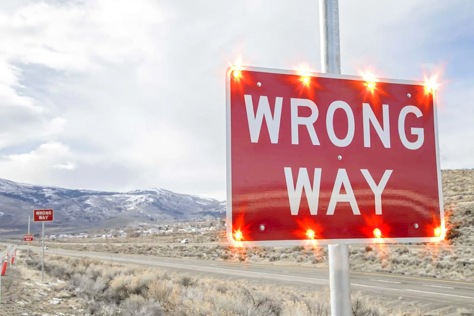 Nevada WWD system with LED enhanced sign