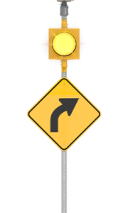 R247-MX MX 100 Beacon Module Warning front view