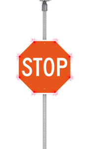 R247-MX MX 100 LED Sign Module Stop front view