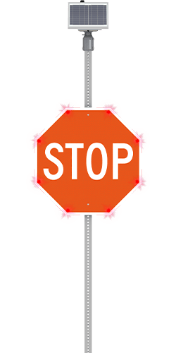 R247-MX MX 100 LED Sign Module Stop front view