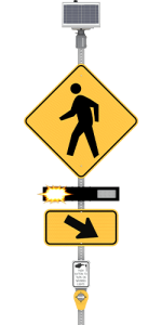 R920-MX RRFB Rectangular Rapid Flashing Beacon