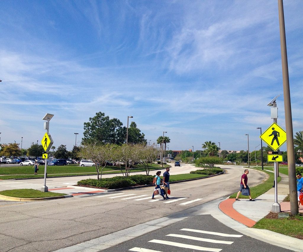 carmanah rrfb at pedestrian crossing banner