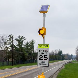 carmanah school zone flashing beacon banner