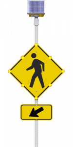 carmanah led enhanced crosswalk sign flashing