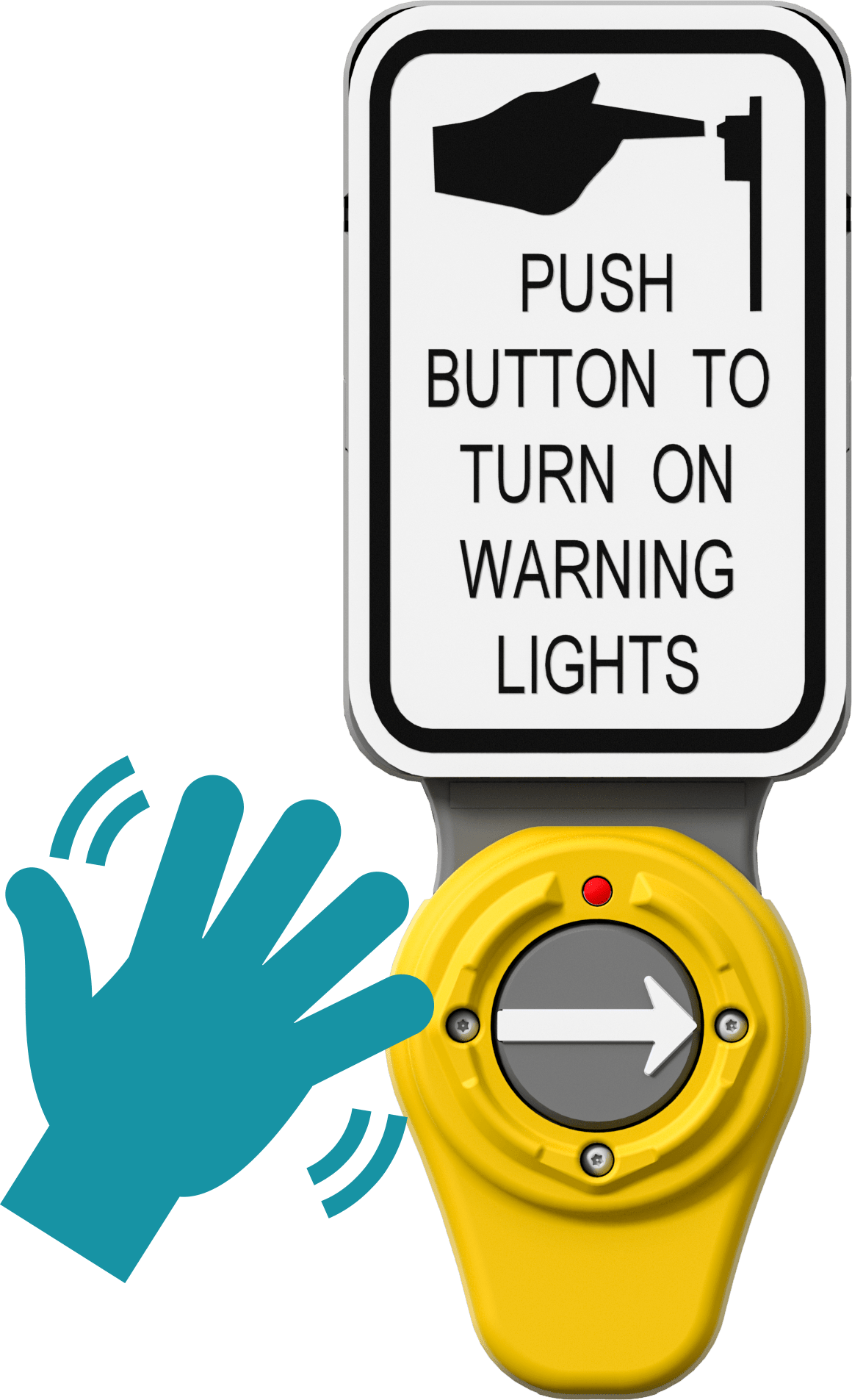 compact aps pushbutton with non contact activation