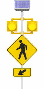 carmanah r820-f circular flashing crosswalk beacon