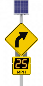 speedcheck advisory radar speed sign